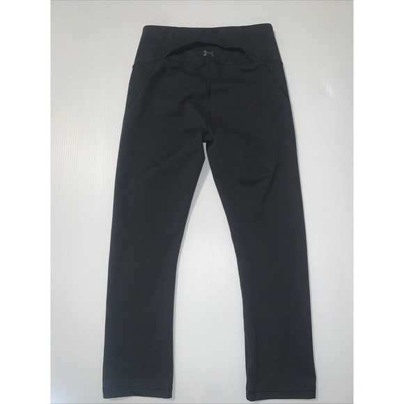 Under Armour Pants - Under Armour Women's Small Mid Rise Ankle Leggings Black Athletic Activewear Gym